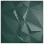 vidaXL Panouri de perete 24 buc. verde 50x50 cm XPS 6 m² diamant vidaXL Panouri de perete 24 buc. verde 50x50 cm XPS 6 m² diamant