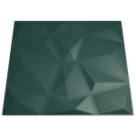 vidaXL Panouri de perete 24 buc. verde 50x50 cm XPS 6 m² diamant vidaXL Panouri de perete 24 buc. verde 50x50 cm XPS 6 m² diamant