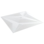 vidaXL Panouri de perete 48 buc. alb 50x50 cm XPS 12 m² stea vidaXL Panouri de perete 48 buc. alb 50x50 cm XPS 12 m² stea