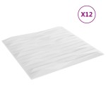 vidaXL Panouri de perete 12 buc. alb 50x50 cm XPS 3 m² piatră vidaXL Panouri de perete 12 buc. alb 50x50 cm XPS 3 m² piatră