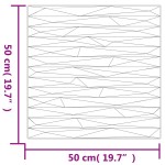 vidaXL Panouri de perete 12 buc. alb 50x50 cm XPS 3 m² piatră vidaXL Panouri de perete 12 buc. alb 50x50 cm XPS 3 m² piatră