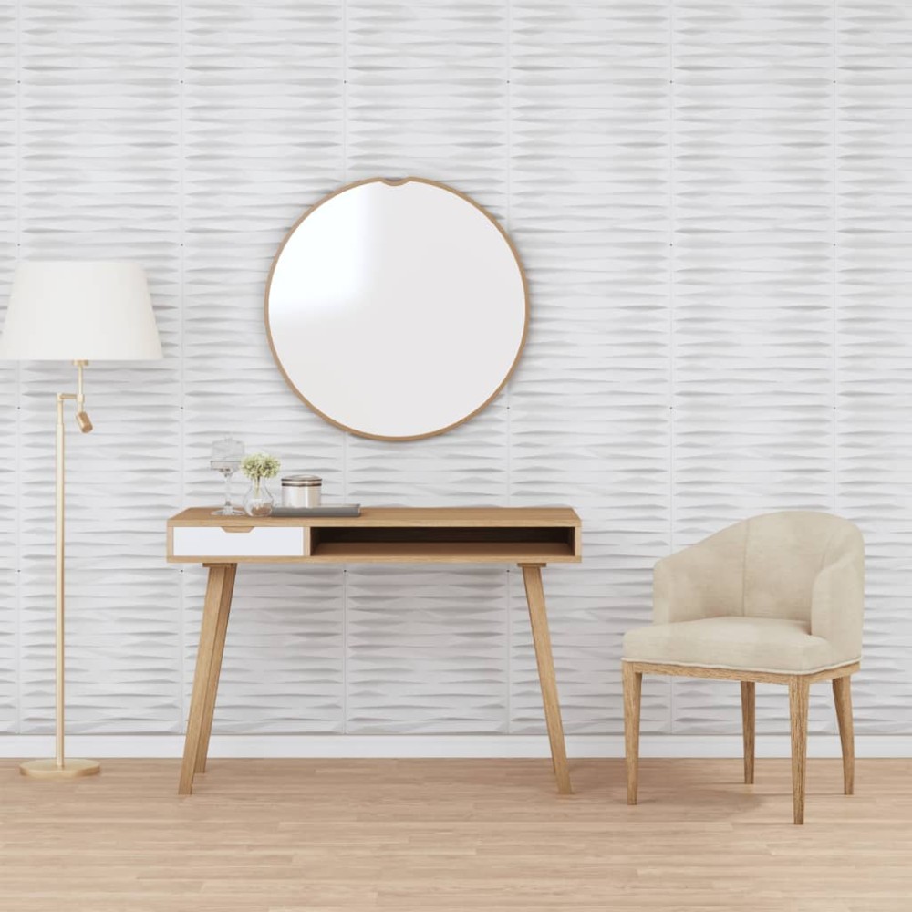 vidaXL Panouri de perete 24 buc. alb 50x50 cm XPS 6 m² piatră