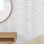 vidaXL Panouri de perete 24 buc. alb 50x50 cm XPS 6 m² piatră