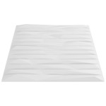 vidaXL Panouri de perete 24 buc. alb 50x50 cm XPS 6 m² piatră