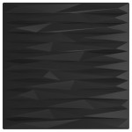 vidaXL Panouri de perete 12 buc. negru 50x50 cm XPS 3 m² piatră vidaXL Panouri de perete 12 buc. negru 50x50 cm XPS 3 m² piatră