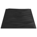 vidaXL Panouri de perete 24 buc. negru 50x50 cm XPS 6 m² piatră