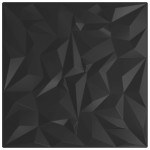vidaXL Panouri de perete 24 buc. negru 50x50 cm XPS 6 m² ametist