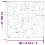 vidaXL Panouri de perete 48 buc. negru 50x50 cm XPS 12 m² ametist vidaXL Panouri de perete 48 buc. negru 50x50 cm XPS 12 m² ametist