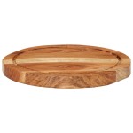 vidaXL Tocător, Ø25x2,5 cm, lemn masiv de acacia vidaXL Tocător, Ø25x2,5 cm, lemn masiv de acacia
