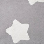 vidaXL Canapea extensibilă copii 2 locuri gri deschis/stele pluș moale vidaXL Canapea extensibilă copii 2 locuri gri deschis/stele pluș moale