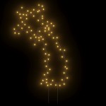 vidaXL Decorațiune meteorit cu lumini de Crăciun/țăruși 80 LED 62 cm vidaXL Decorațiune meteorit cu lumini de Crăciun/țăruși 80 LED 62 cm