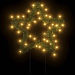 vidaXL Decor stele luminoase de Crăciun cu țăruși 3 buc. 50 LED 29 cm vidaXL Decor stele luminoase de Crăciun cu țăruși 3 buc. 50 LED 29 cm