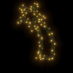 vidaXL Decorațiune meteorit cu lumini de Crăciun/țăruși 80 LED 62 cm vidaXL Decorațiune meteorit cu lumini de Crăciun/țăruși 80 LED 62 cm