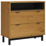 vidaXL Dulap cu sertar „FLAM”, 80x40x80 cm, lemn masiv de pin vidaXL Dulap cu sertar „FLAM”, 80x40x80 cm, lemn masiv de pin