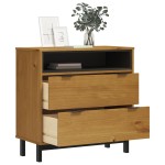 vidaXL Dulap cu sertar „FLAM”, 80x40x80 cm, lemn masiv de pin vidaXL Dulap cu sertar „FLAM”, 80x40x80 cm, lemn masiv de pin