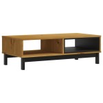 vidaXL Măsuță de cafea "FLAM", 100x50x32,5 cm, lemn masiv de pin vidaXL Măsuță de cafea "FLAM", 100x50x32,5 cm, lemn masiv de pin