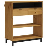 vidaXL Masa de bar "FLAM", 92x45x110 cm, lemn masiv de pin