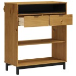 vidaXL Masa de bar "FLAM", 92x45x110 cm, lemn masiv de pin
