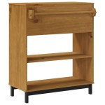 vidaXL Masa de bar "FLAM", 92x45x110 cm, lemn masiv de pin