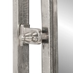 vidaXL Suport pentru bagaj cu umerașe, montat pe perete, aluminiu vidaXL Suport pentru bagaj cu umerașe, montat pe perete, aluminiu