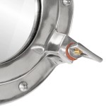 vidaXL Oglindă hublou de perete Ø30 cm aluminiu și sticlă vidaXL Oglindă hublou de perete Ø30 cm aluminiu și sticlă