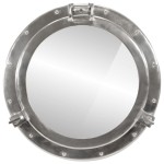 vidaXL Oglindă hubloul de pus pe perete Ø50 cm Aluminiu și Sticlă vidaXL Oglindă hubloul de pus pe perete Ø50 cm Aluminiu și Sticlă