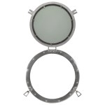 vidaXL Oglindă hubloul de pus pe perete Ø50 cm Aluminiu și Sticlă vidaXL Oglindă hubloul de pus pe perete Ø50 cm Aluminiu și Sticlă