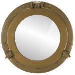 vidaXL Oglindă hublou de perete Ø38cm aluminiu și sticlă vidaXL Oglindă hublou de perete Ø38cm aluminiu și sticlă