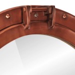 vidaXL Oglindă hubloul de pus pe perete Ø50 cm Aluminiu și Sticlă vidaXL Oglindă hubloul de pus pe perete Ø50 cm Aluminiu și Sticlă