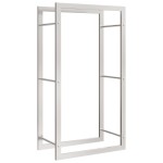 vidaXL Suport pentru lemne de foc, 50x28x94 cm, oțel inoxidabil vidaXL Suport pentru lemne de foc, 50x28x94 cm, oțel inoxidabil