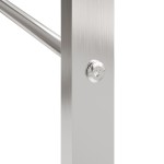 vidaXL Suport pentru lemne de foc, 50x28x94 cm, oțel inoxidabil vidaXL Suport pentru lemne de foc, 50x28x94 cm, oțel inoxidabil