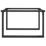 vidaXL Picioare Măsuță de cafea O-Frame 80x70x43 cm Oţel