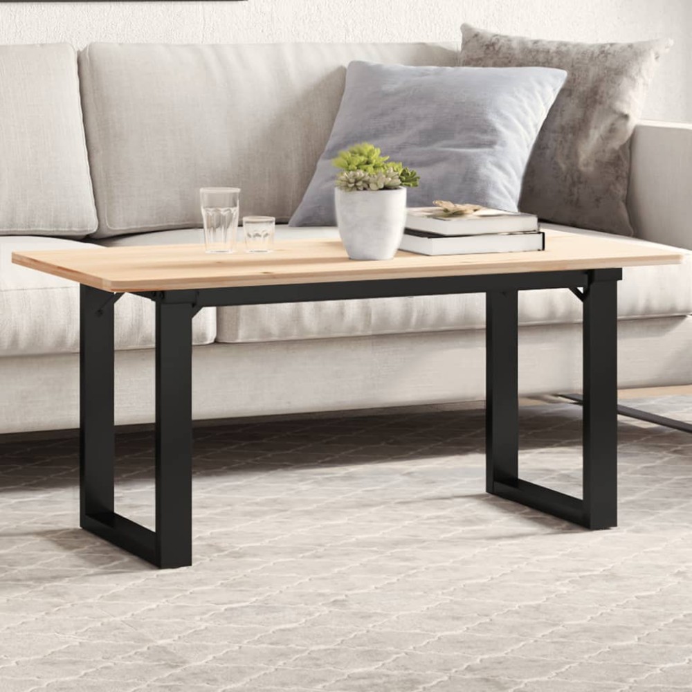 vidaXL Picioare Măsuță de cafea O-Frame 80x40x43 cm Oţel