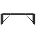 vidaXL Picioare Măsuță de cafea O-Frame 140x30x43 cm Oţel