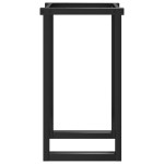 vidaXL Picioare Măsuță de cafea O-Frame 60x50x73 cm Oţel
