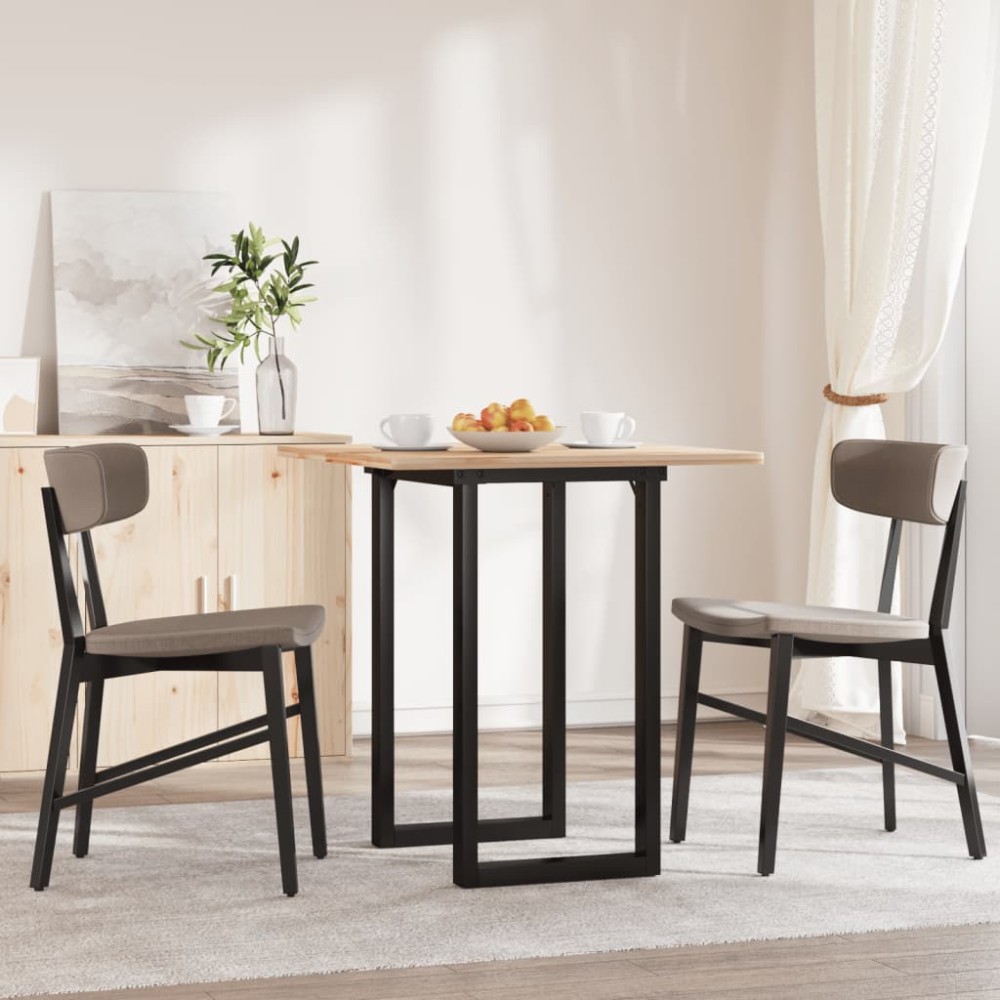 vidaXL Picioare Măsuță de cafea O-Frame 60x40x43 cm Oţel