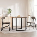 vidaXL Picioare Măsuță de cafea O-Frame 60x60x73 cm Oţel
