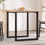 vidaXL Picioare Măsuță de cafea O-Frame 60x60x73 cm Oţel