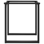 vidaXL Picioare Măsuță de cafea O-Frame 60x60x73 cm Oţel