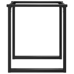vidaXL Picioare Măsuță de cafea O-Frame 70x70x73 cm Oţel