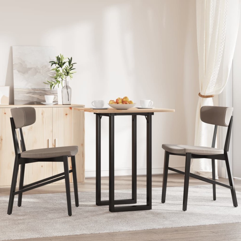 vidaXL Picioare Măsuță de cafea O-Frame 80x40x73 cm Oţel