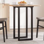 vidaXL Picioare Măsuță de cafea O-Frame 80x40x73 cm Oţel vidaXL Picioare Măsuță de cafea O-Frame 80x40x73 cm Oţel