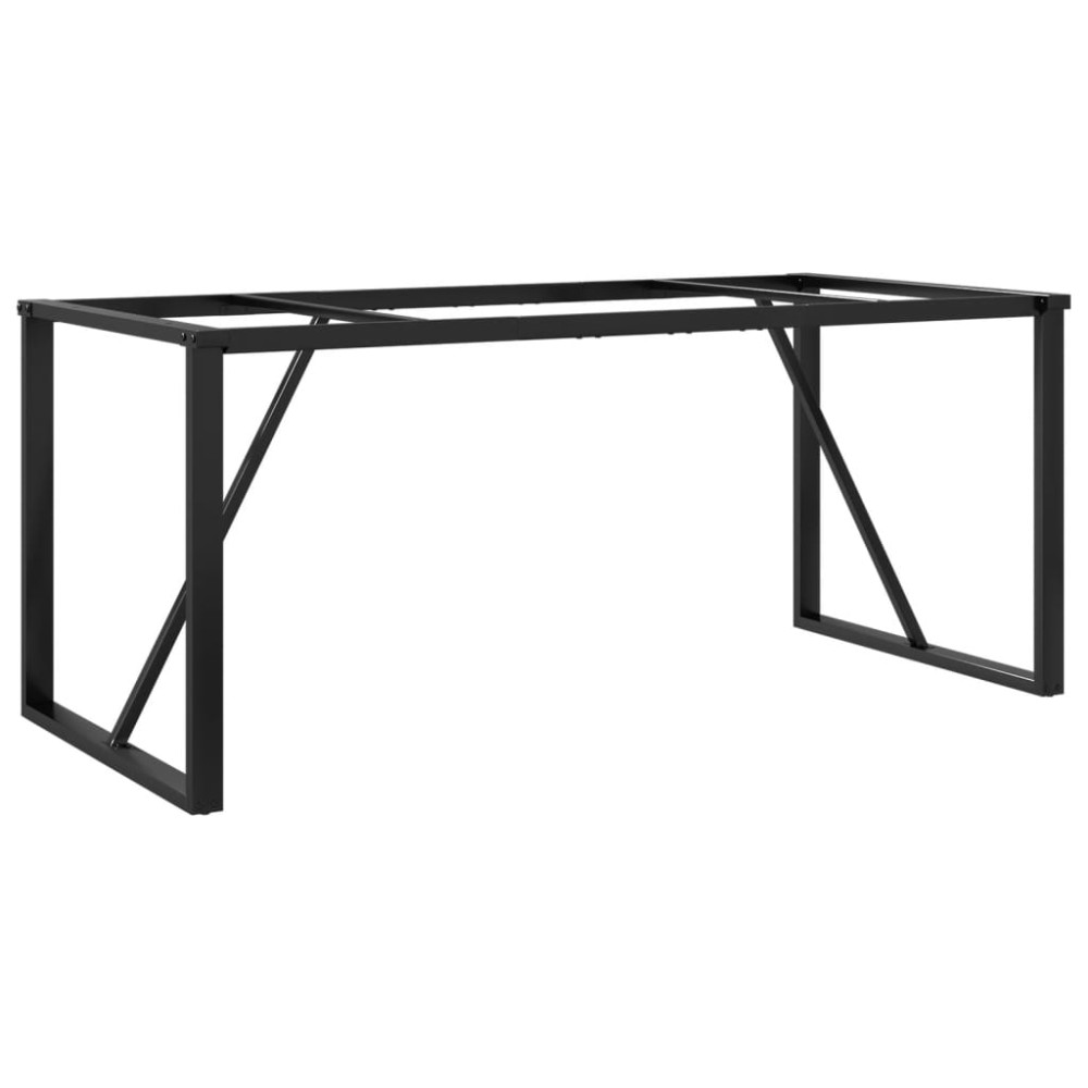 vidaXL Picioare masă de sufragerie O-Frame 180x80x73 cm Oţel