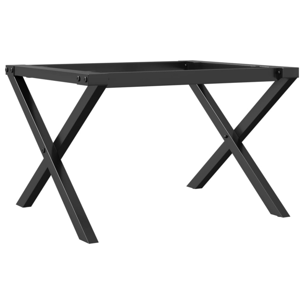 vidaXL Picioare Măsuță de cafea X-Frame 60x40x38 cm Oţel