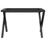 vidaXL Picioare Măsuță de cafea X-Frame 60x40x38 cm Oţel