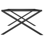 vidaXL Picioare Măsuță de cafea X-Frame 70x60x43 cm Oţel vidaXL Picioare Măsuță de cafea X-Frame 70x60x43 cm Oţel