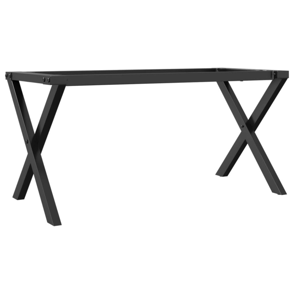 vidaXL Picioare Măsuță de cafea X-Frame 90x30x43 cm Oţel
