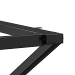vidaXL Picioare masă de sufragerie X-Frame 60x40x73 cm Oţel vidaXL Picioare masă de sufragerie X-Frame 60x40x73 cm Oţel