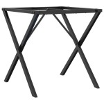 vidaXL Picioare masă de sufragerie X-Frame 70x70x73 cm Oţel vidaXL Picioare masă de sufragerie X-Frame 70x70x73 cm Oţel