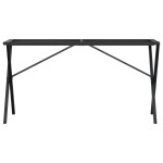 vidaXL Picioare masă de sufragerie X-Frame 120x60x73 cm Oţel vidaXL Picioare masă de sufragerie X-Frame 120x60x73 cm Oţel